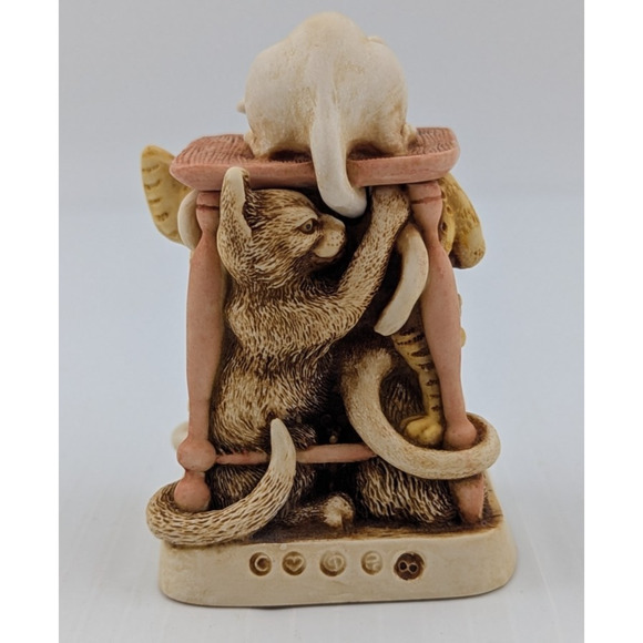 Harmony Kingdom Treasure Jest Trinket Box Tony's Tabbies Cat Pile Orange Tabby - Picture 5 of 13